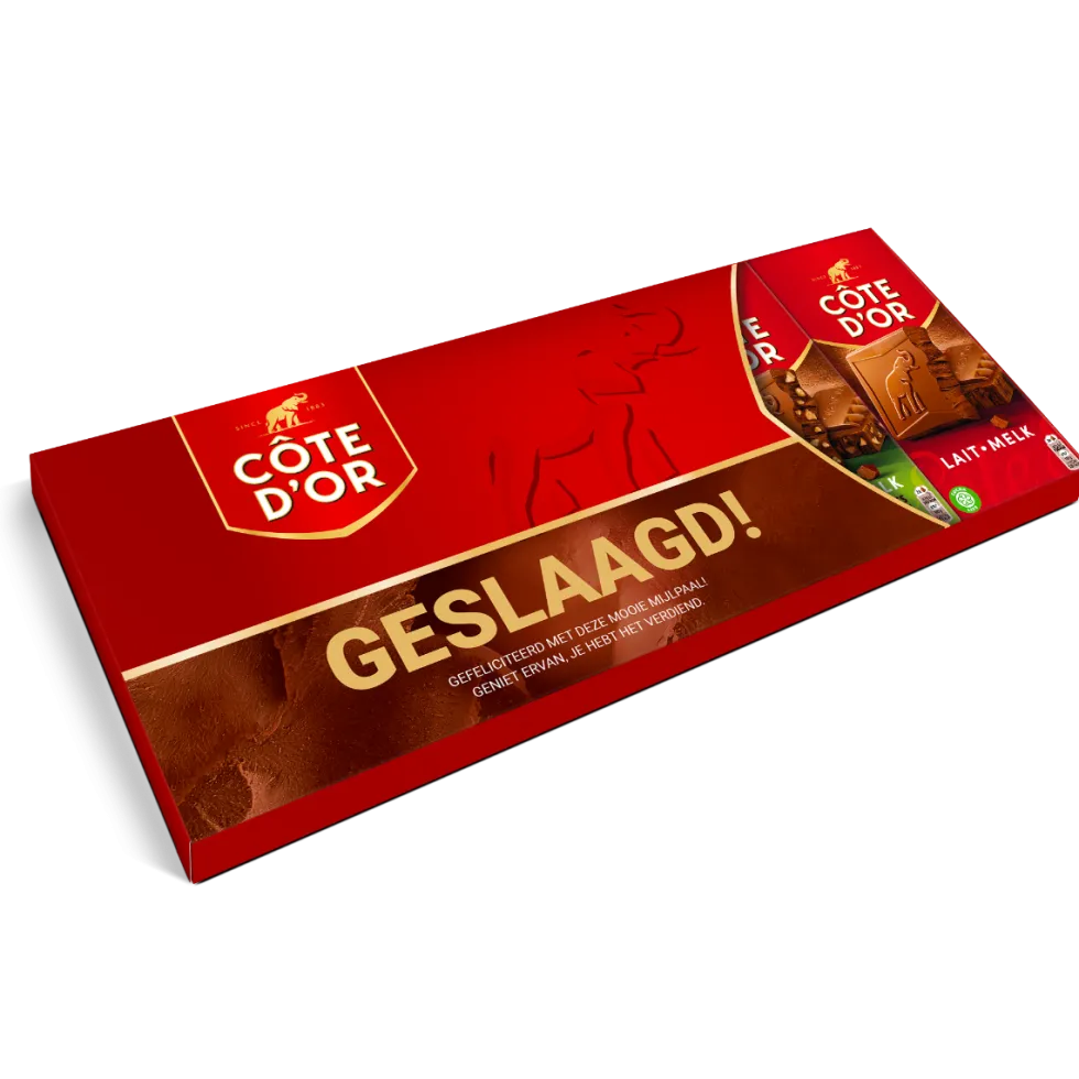 Mega Côte d'Or reep met naam en foto bedrukken