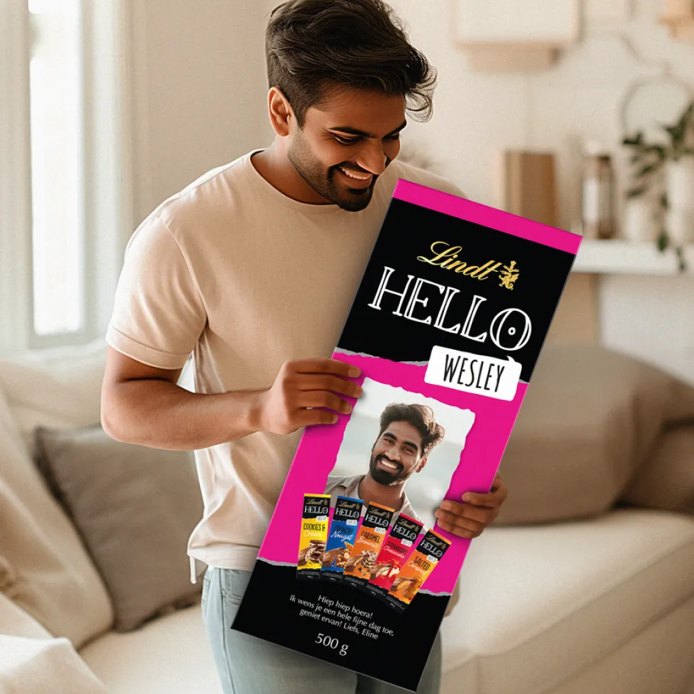 Mega Lindt Hello Chocoladereep