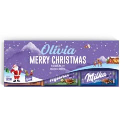 Mega Milka reep met naam en foto bedrukken