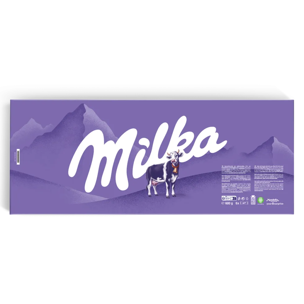 Mega Milka reep met naam en foto bedrukken