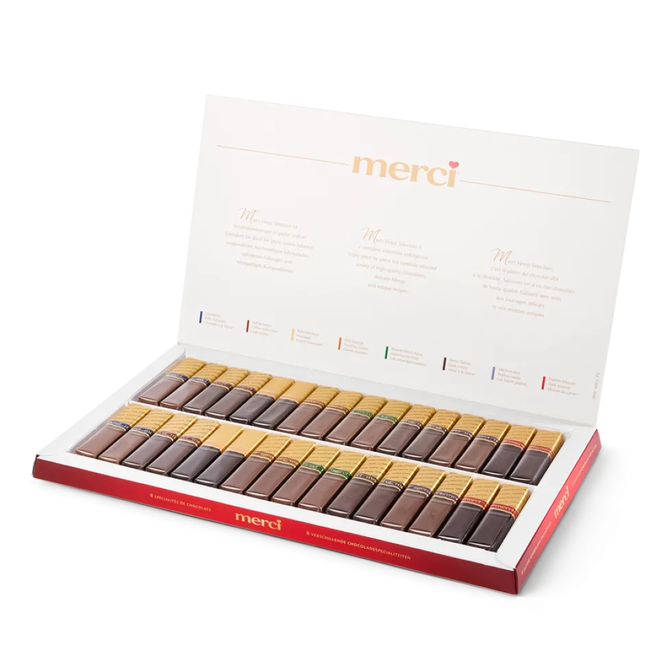 merci Finest Selection met kaart