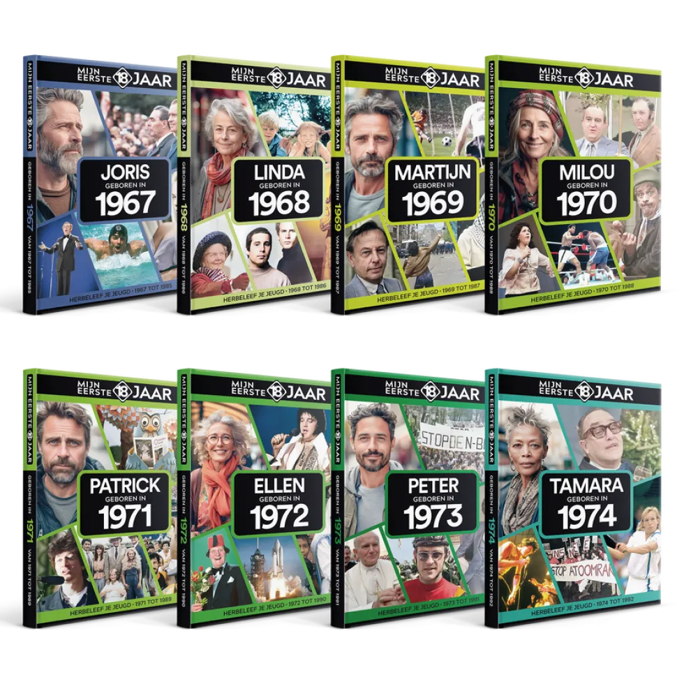 Mijn eerste 18 jaar - boek personaliseren