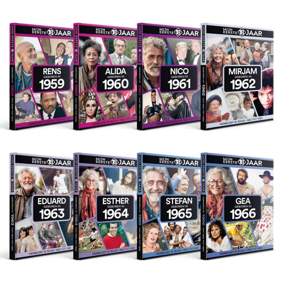 Mijn eerste 18 jaar - boek personaliseren