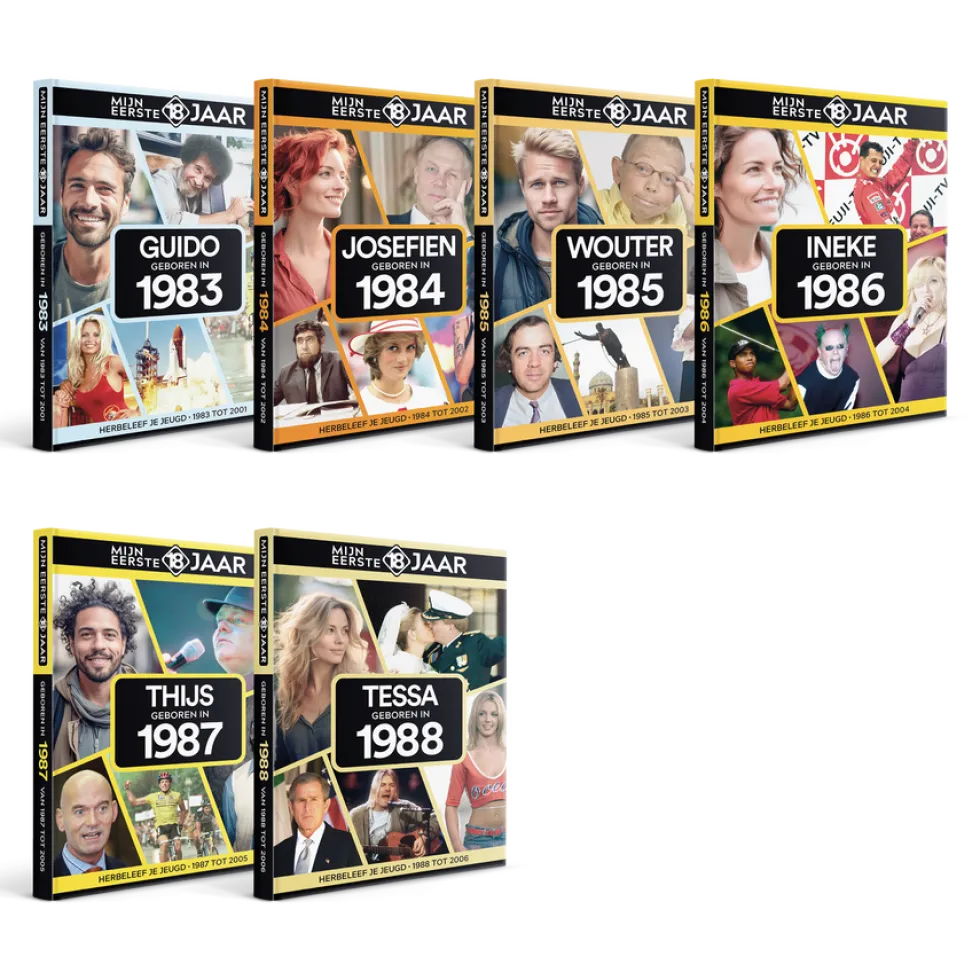 Mijn eerste 18 jaar - boek personaliseren