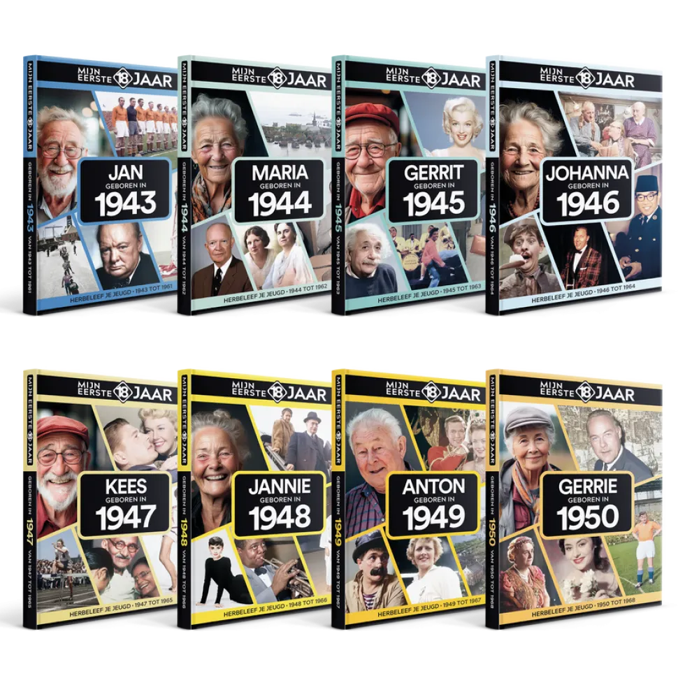 Mijn eerste 18 jaar - boek personaliseren