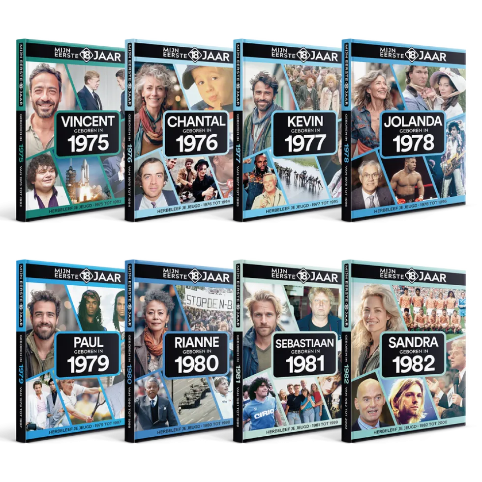 Mijn eerste 18 jaar - boek personaliseren