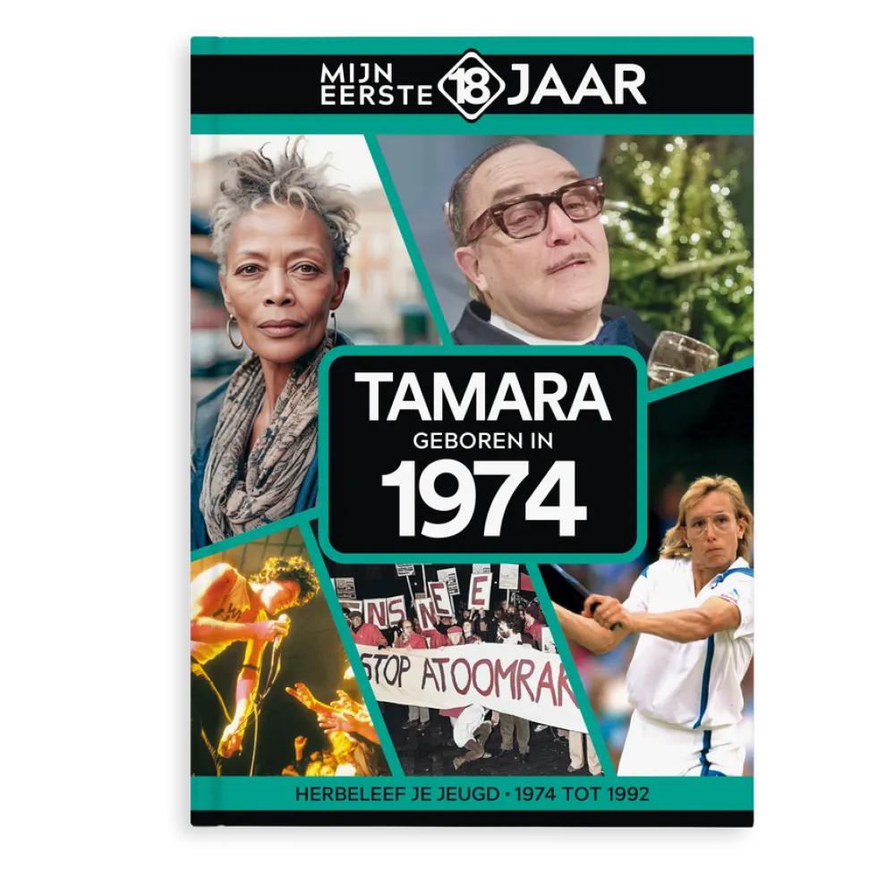 Mijn eerste 18 jaar - boek personaliseren