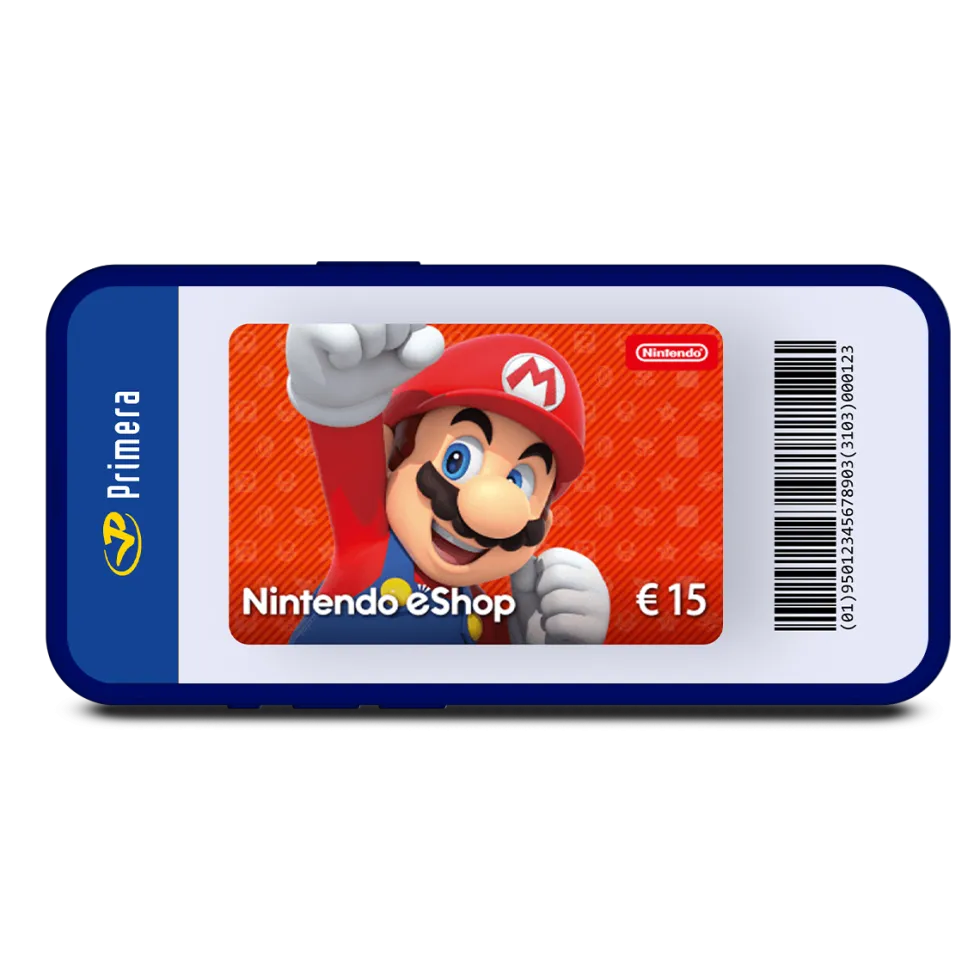 €15,- Nintendo eShop card