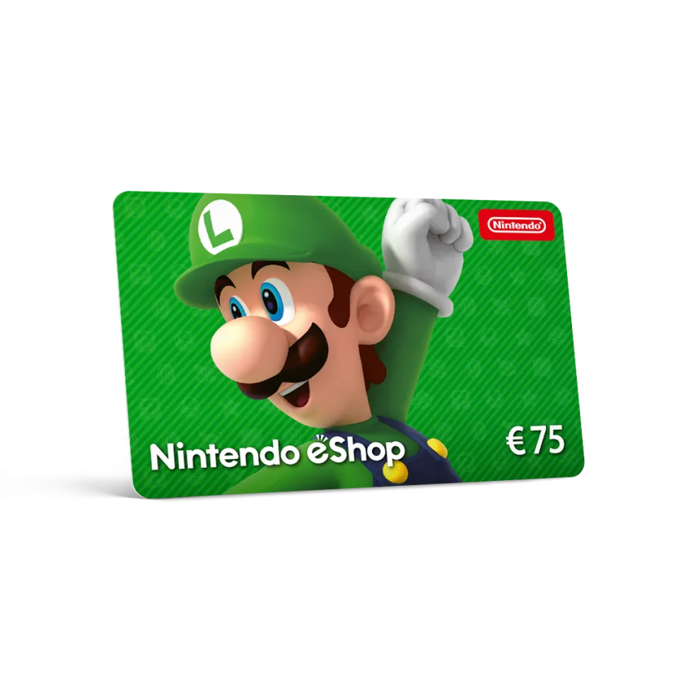 €75,- Nintendo eShop card