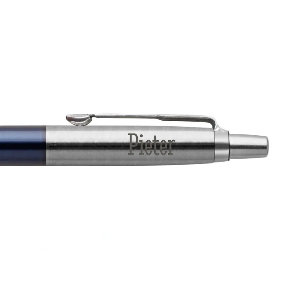 Parker - Jotter - Balpen graveren - Rechts (Blauw)