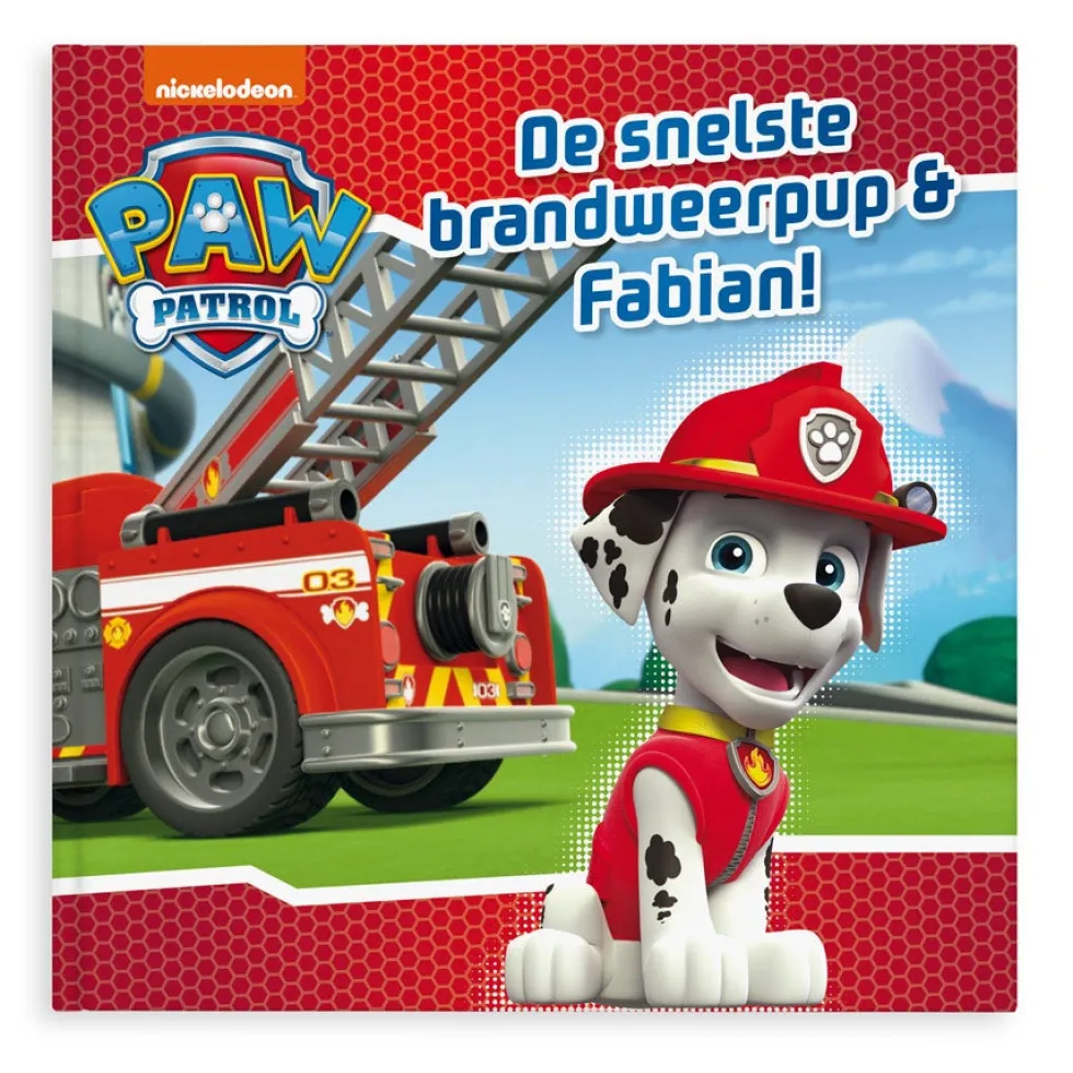 Paw Patrol boek met eigen naam