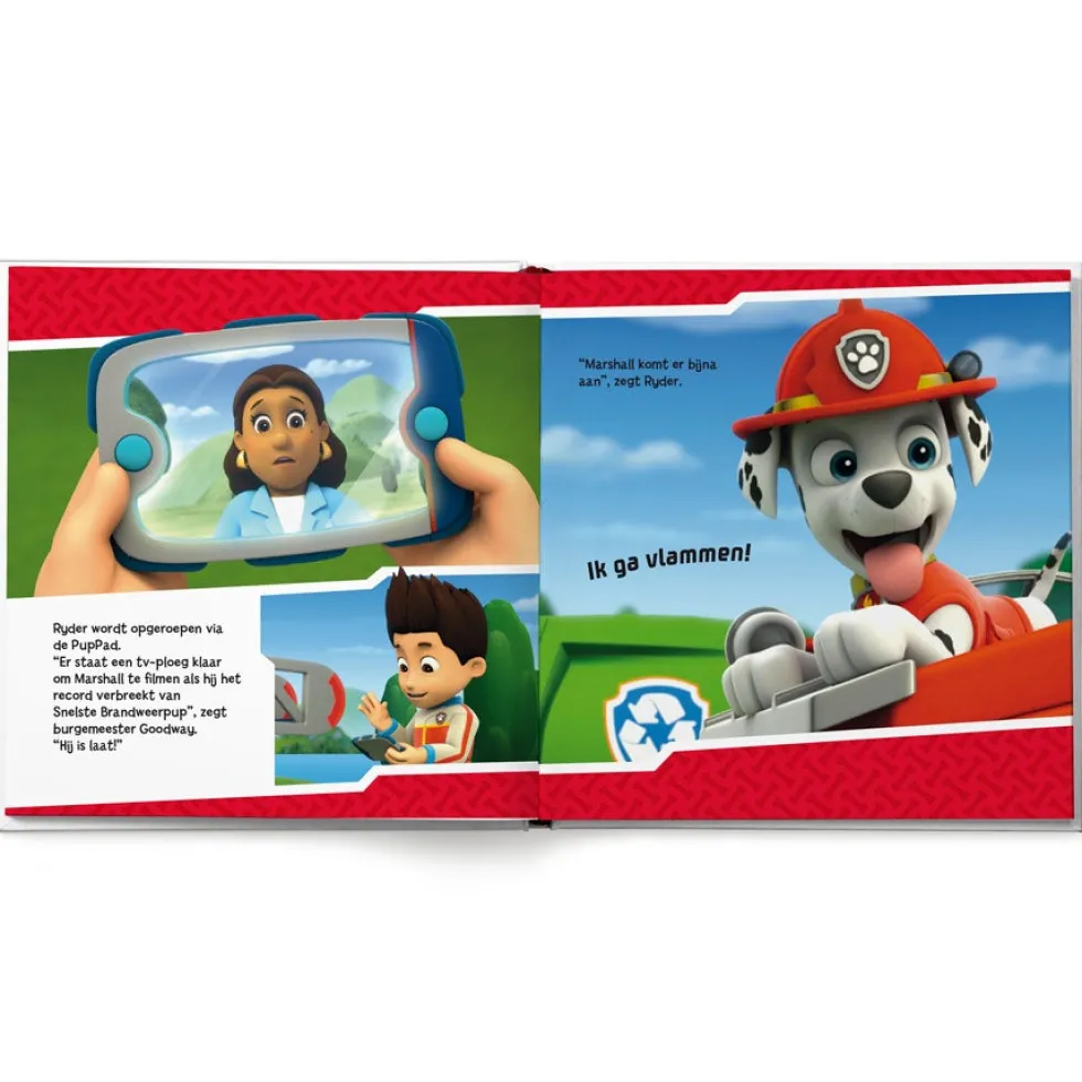 Paw Patrol boek met eigen naam