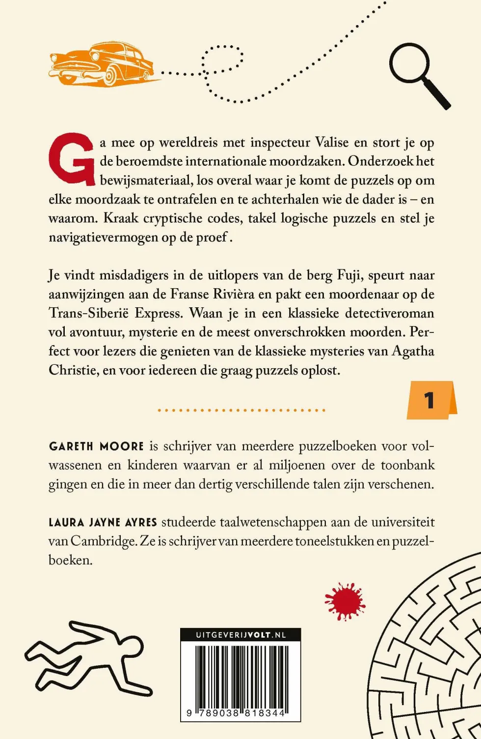 Reis om de wereld in 80 moorden puzzelboek