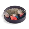 Rond dienblad zwart - 30 cm