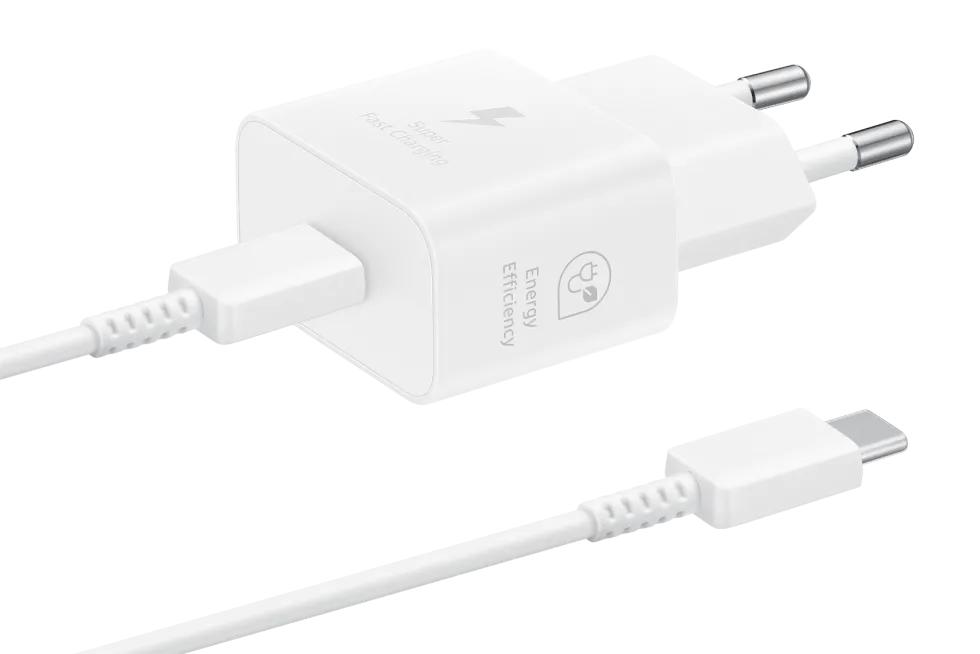 Samsung 25W Power Adapter White + Cable