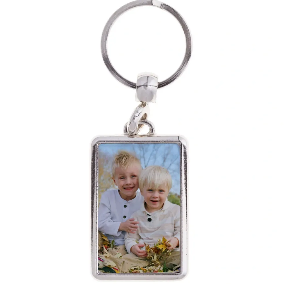 Sleutelhanger met foto - Rechthoek