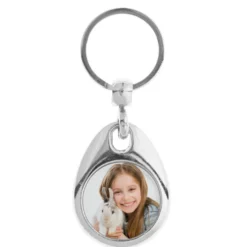 Sleutelhanger met foto - Rond