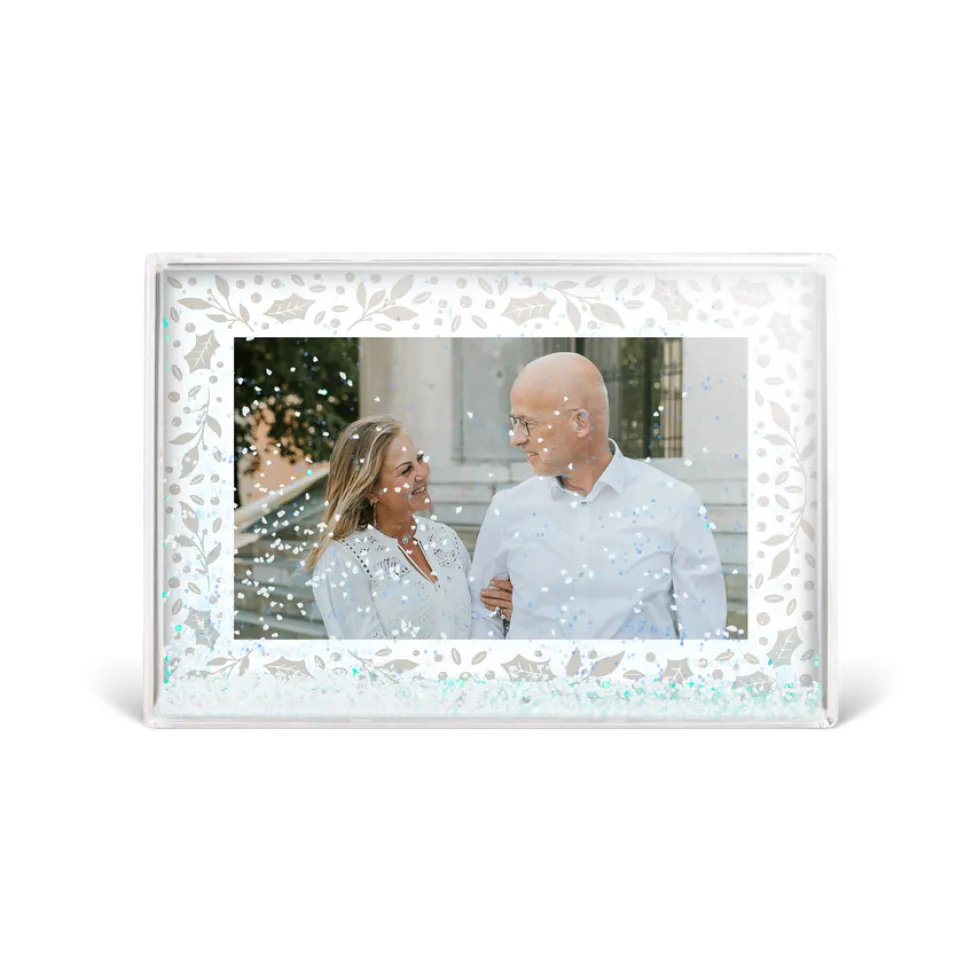 Sneeuwblok personaliseren met foto