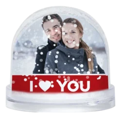 Sneeuwbol met foto