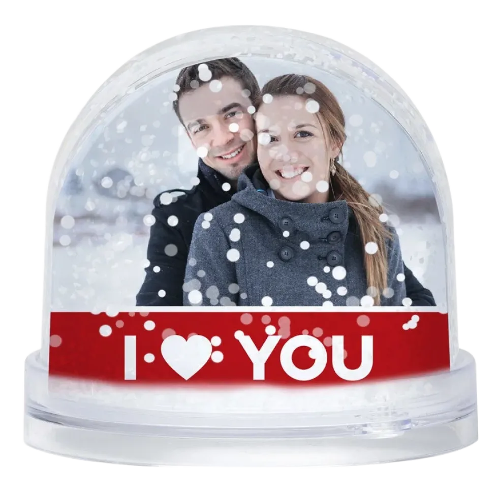 Sneeuwbol met foto
