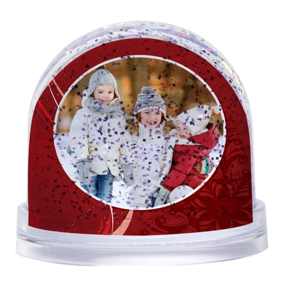 Sneeuwbol met foto