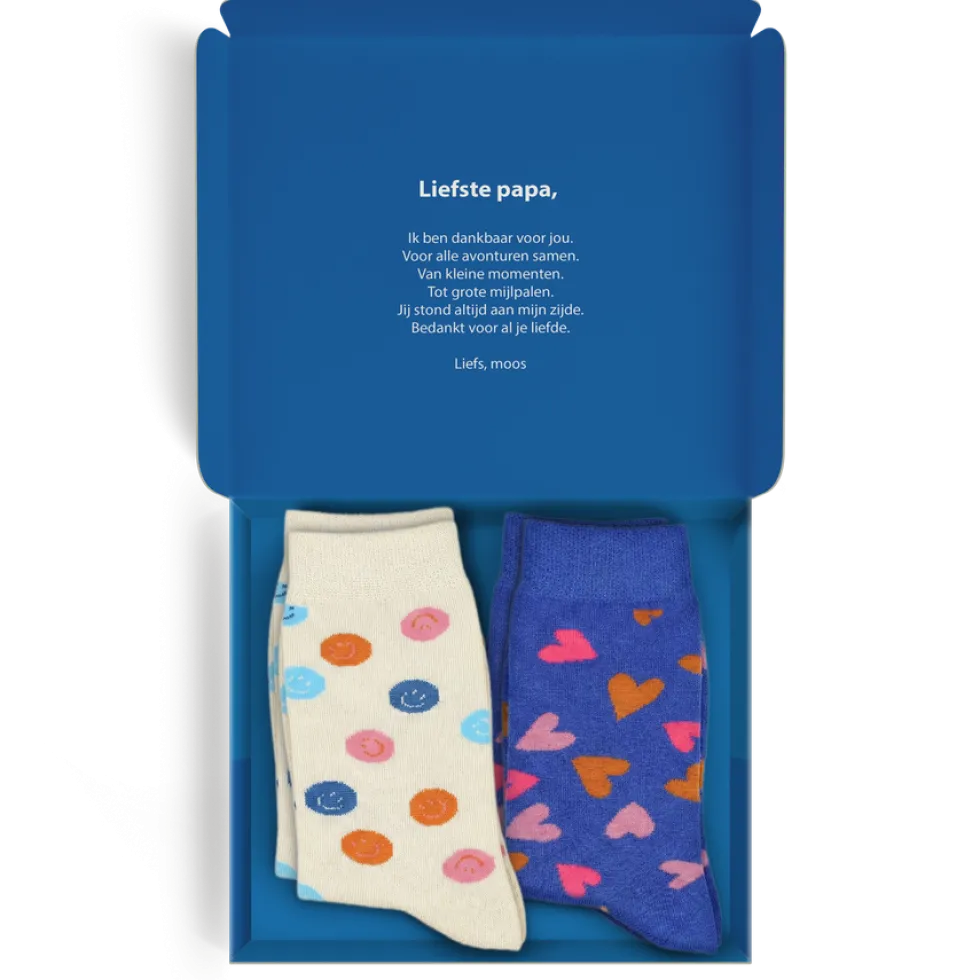 Sokken giftbox personaliseren