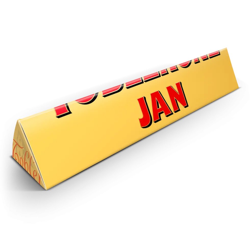 Toblerone met naam