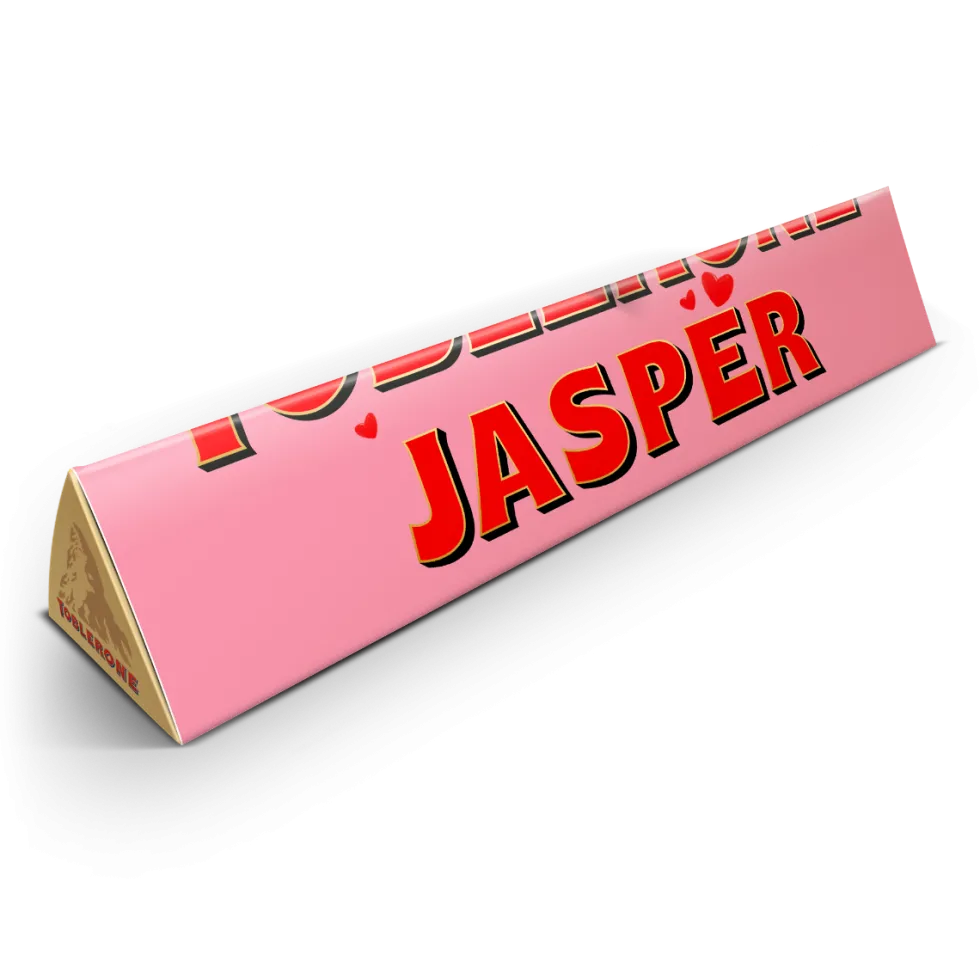 Toblerone met naam