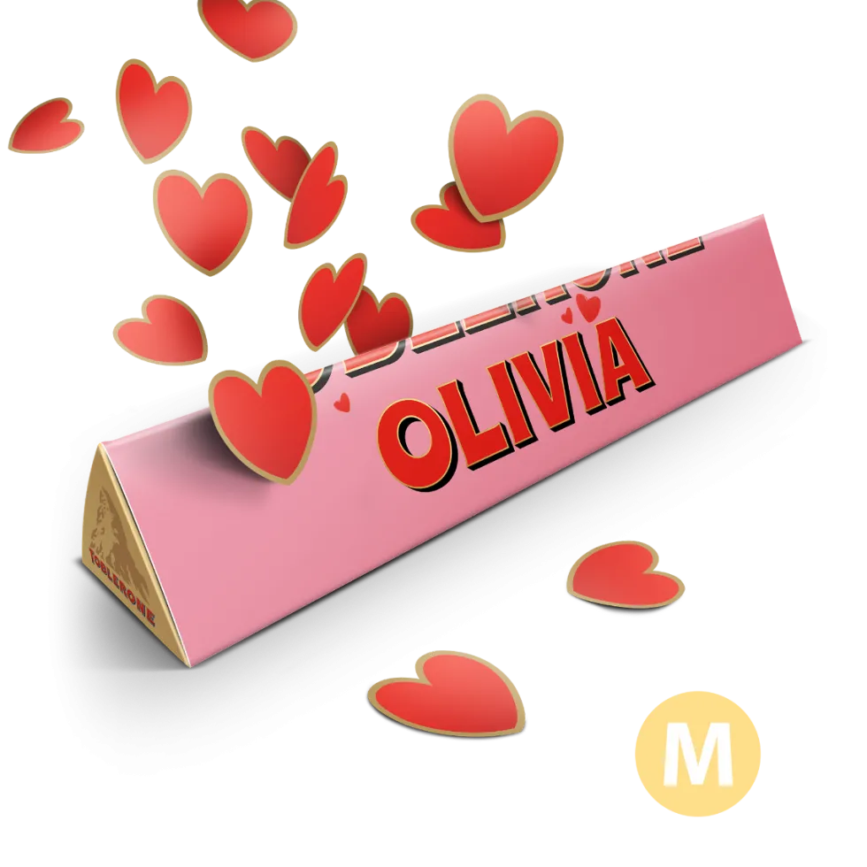 Toblerone met naam