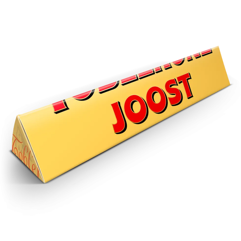 Toblerone met naam