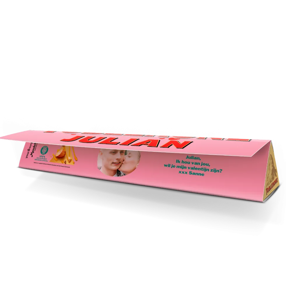 Toblerone met naam