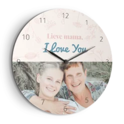 Wandklok met foto