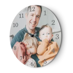 Wandklok met foto