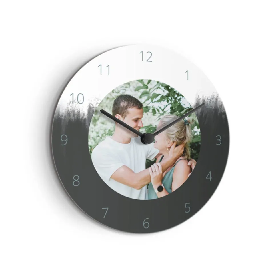 Wandklok met foto