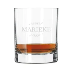 Whiskey glas met naam