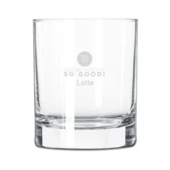 Whiskey glas met naam