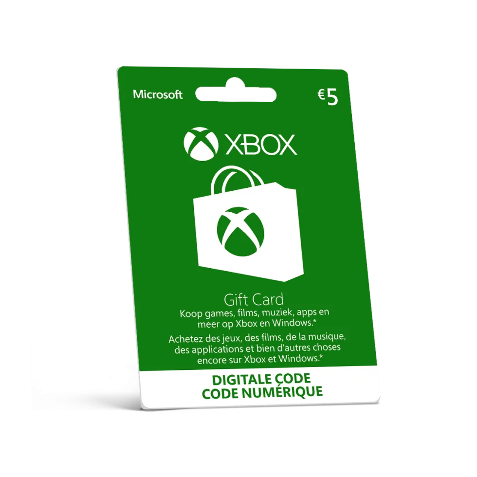 €5,- Xbox Digital Gift Card
